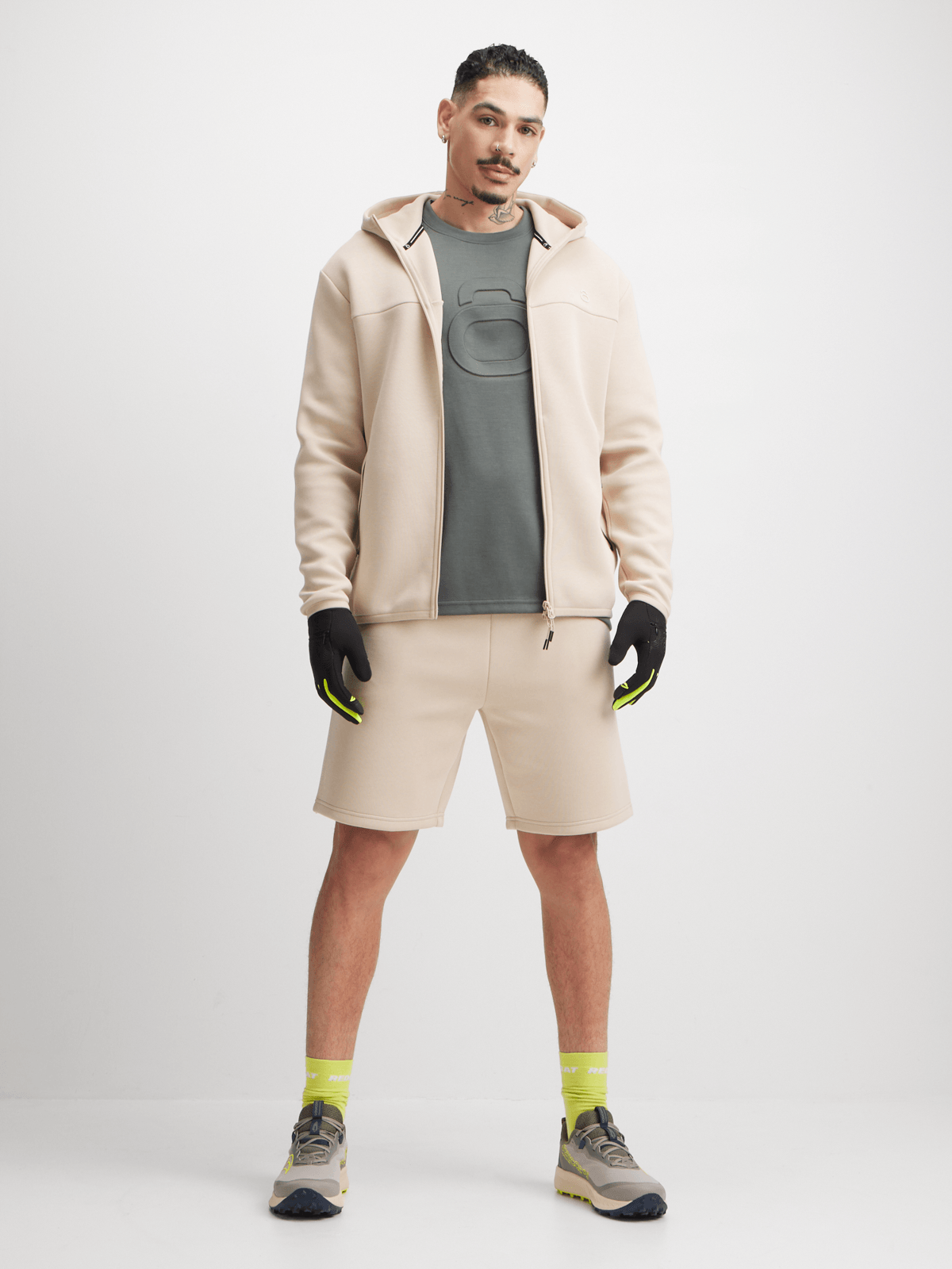 TS Men's Premium Tonal Fatigue Tee - Soft Interlock Fabric for Training & Style