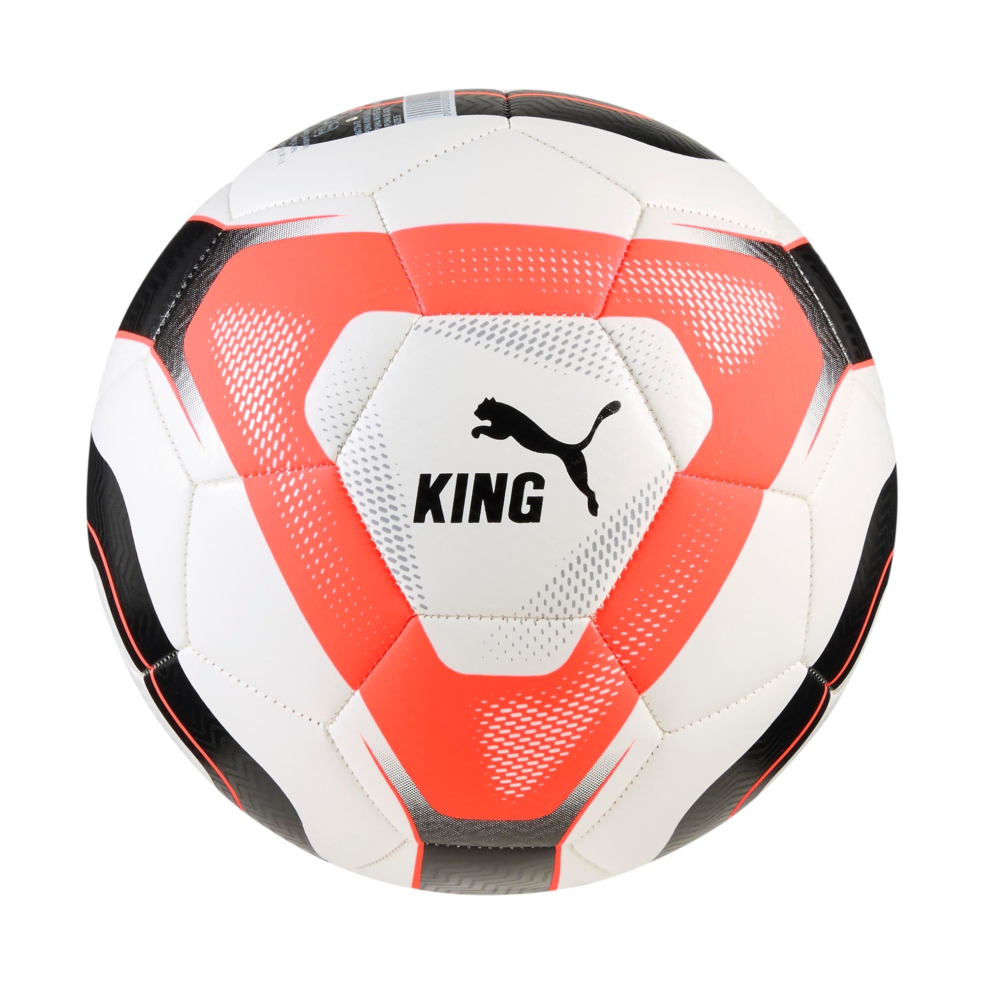 Puma KING Ball White - Glowing Red
