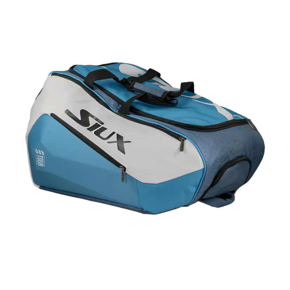 Siux Pro Tour Racket Bag - Blue - Cover