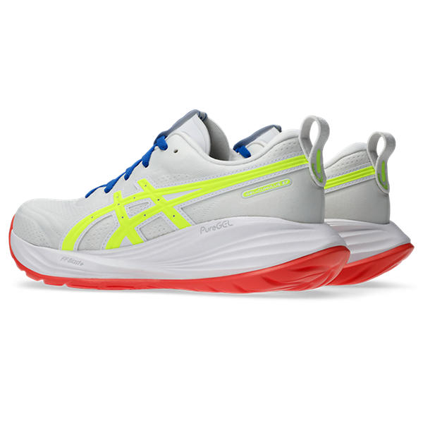 Asics Gel Cumulus 27 ATC White/Safety Yellow Women