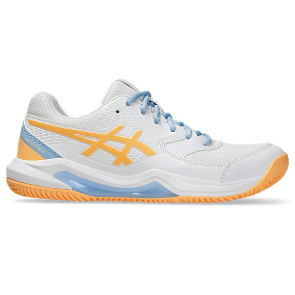 Asics Gel Dedicate 8 Padel White/Orange Glow