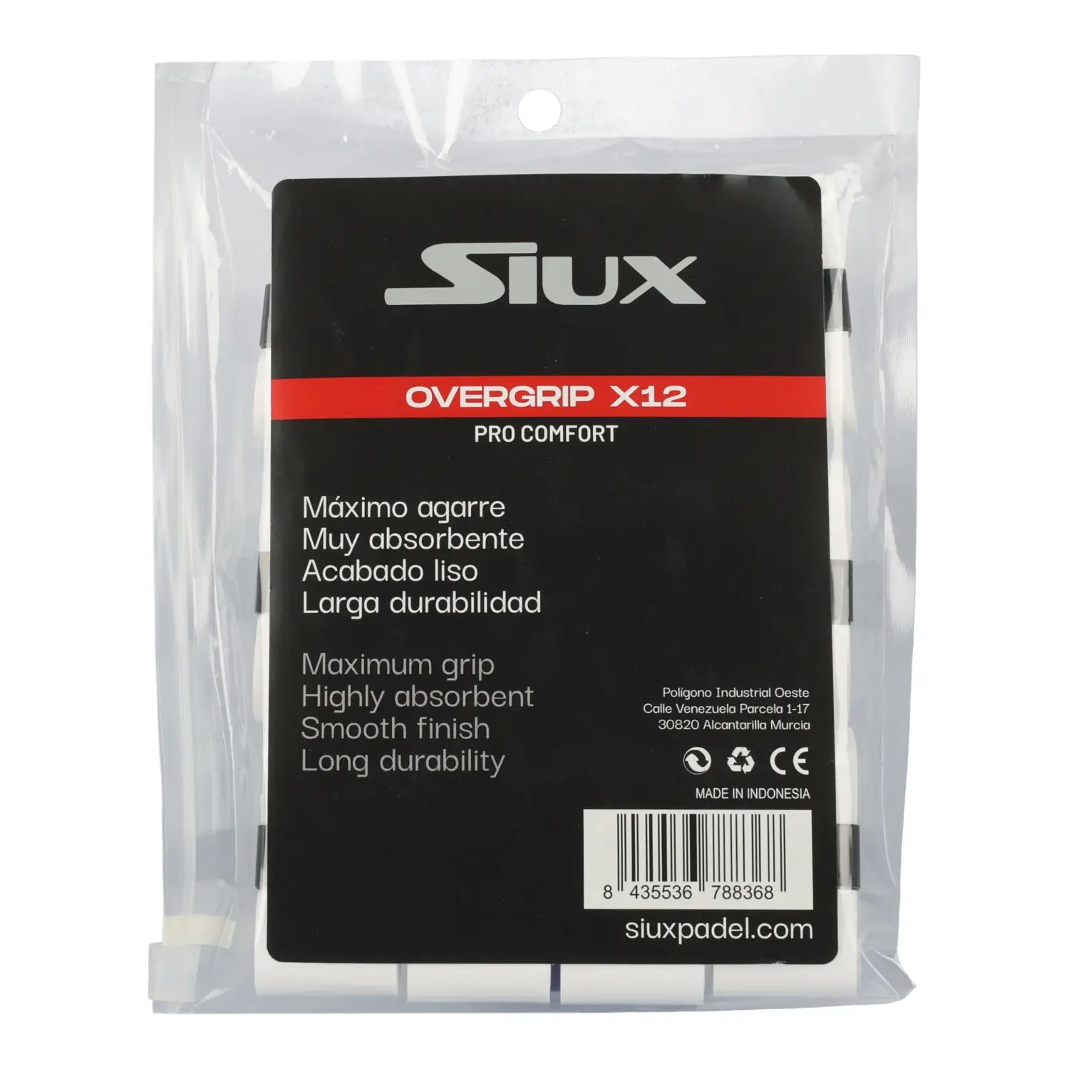 Siux Pro Comfort Overgrips - 12 Pack - Cover