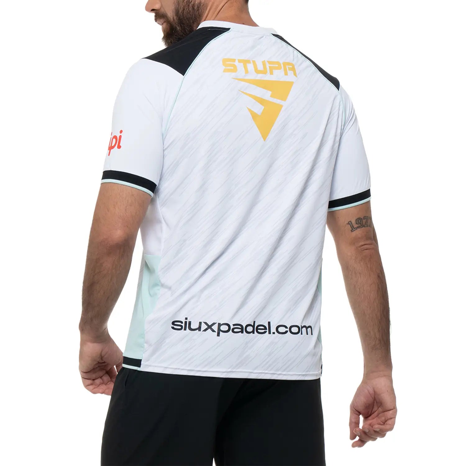 Siux Electra Stupa Official T-Shirt SS25 - White - Back