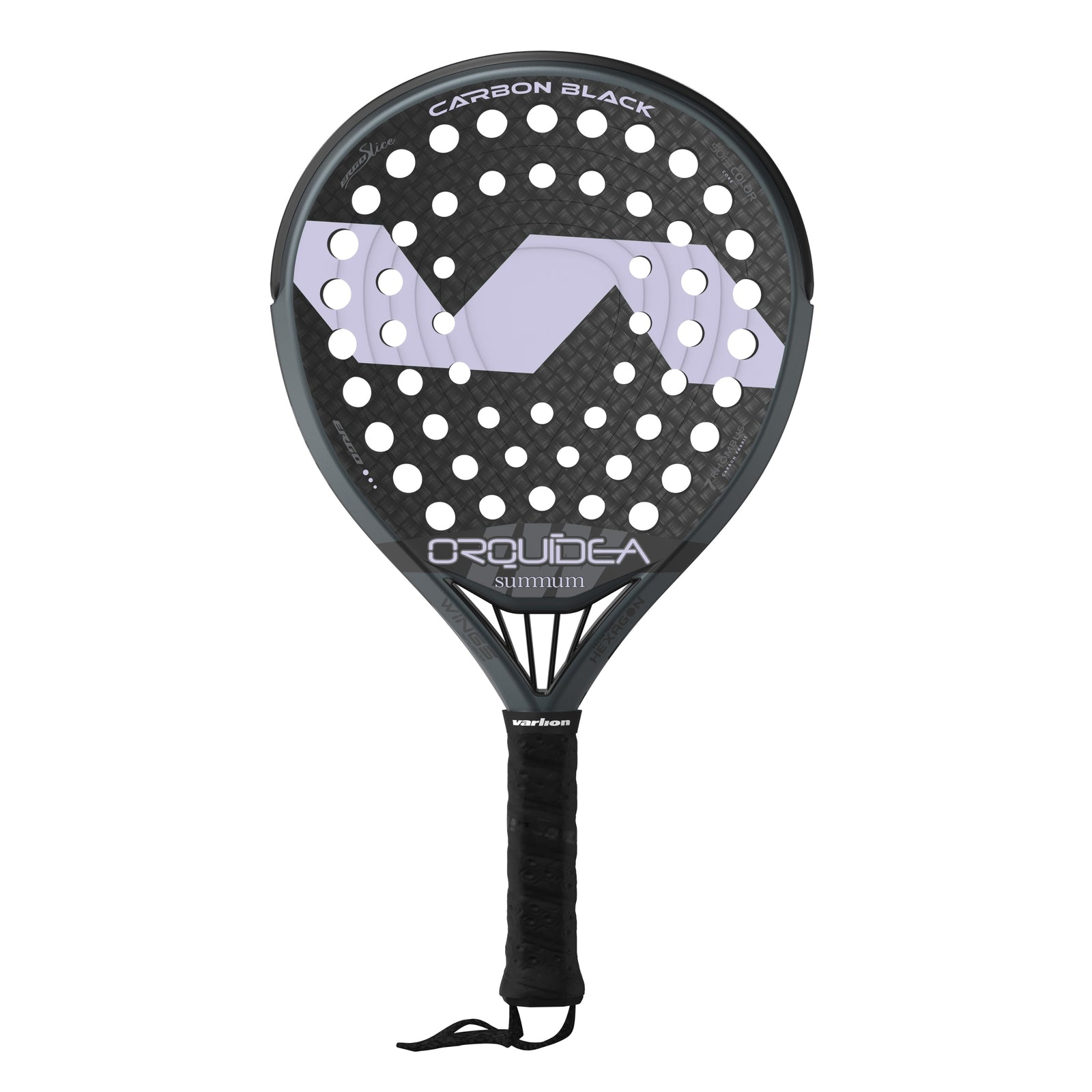 Varlion LW Carbon Black Orquidea Padel Racket - Cover