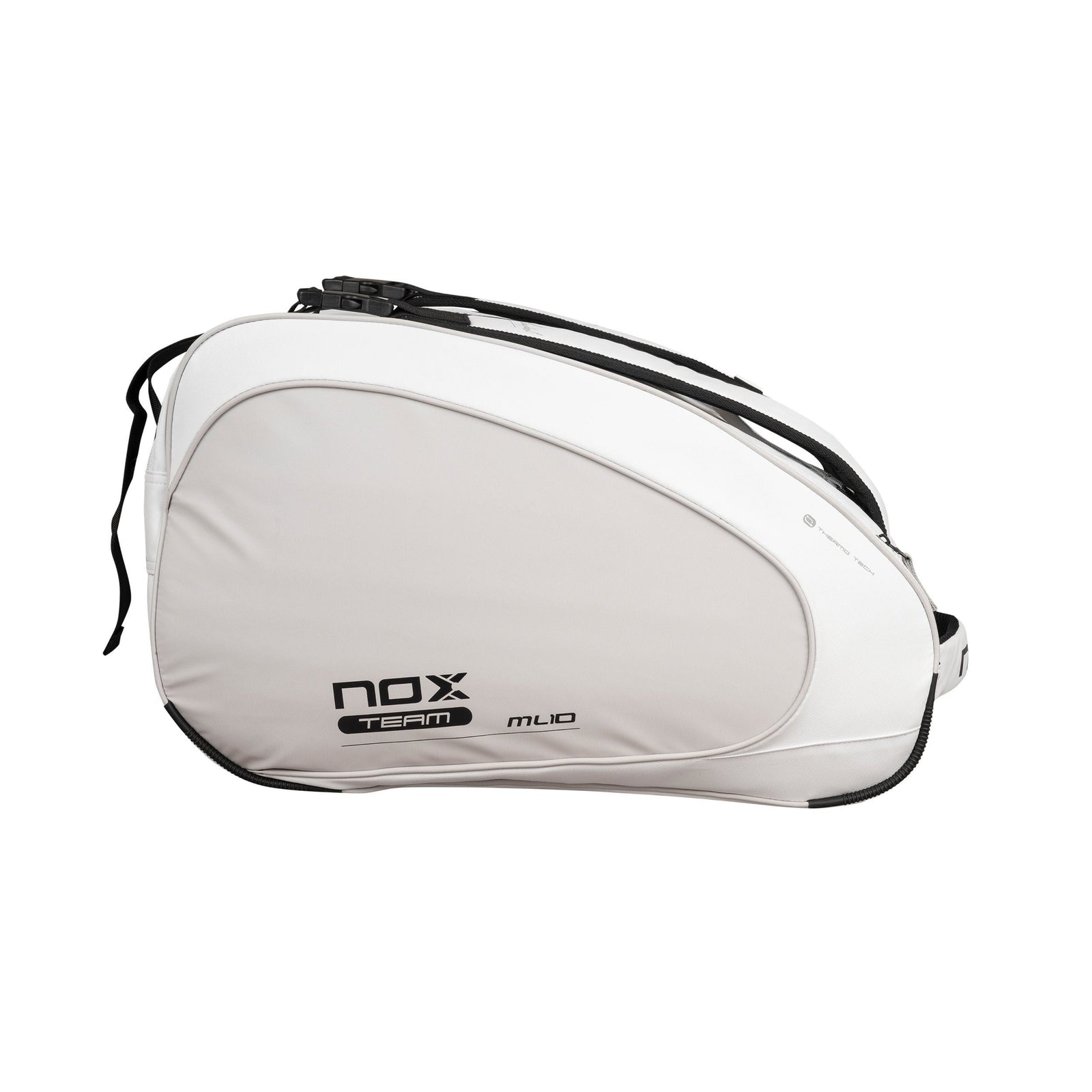 NOX ML10 Team Padel Bag - White/Grey - Cover