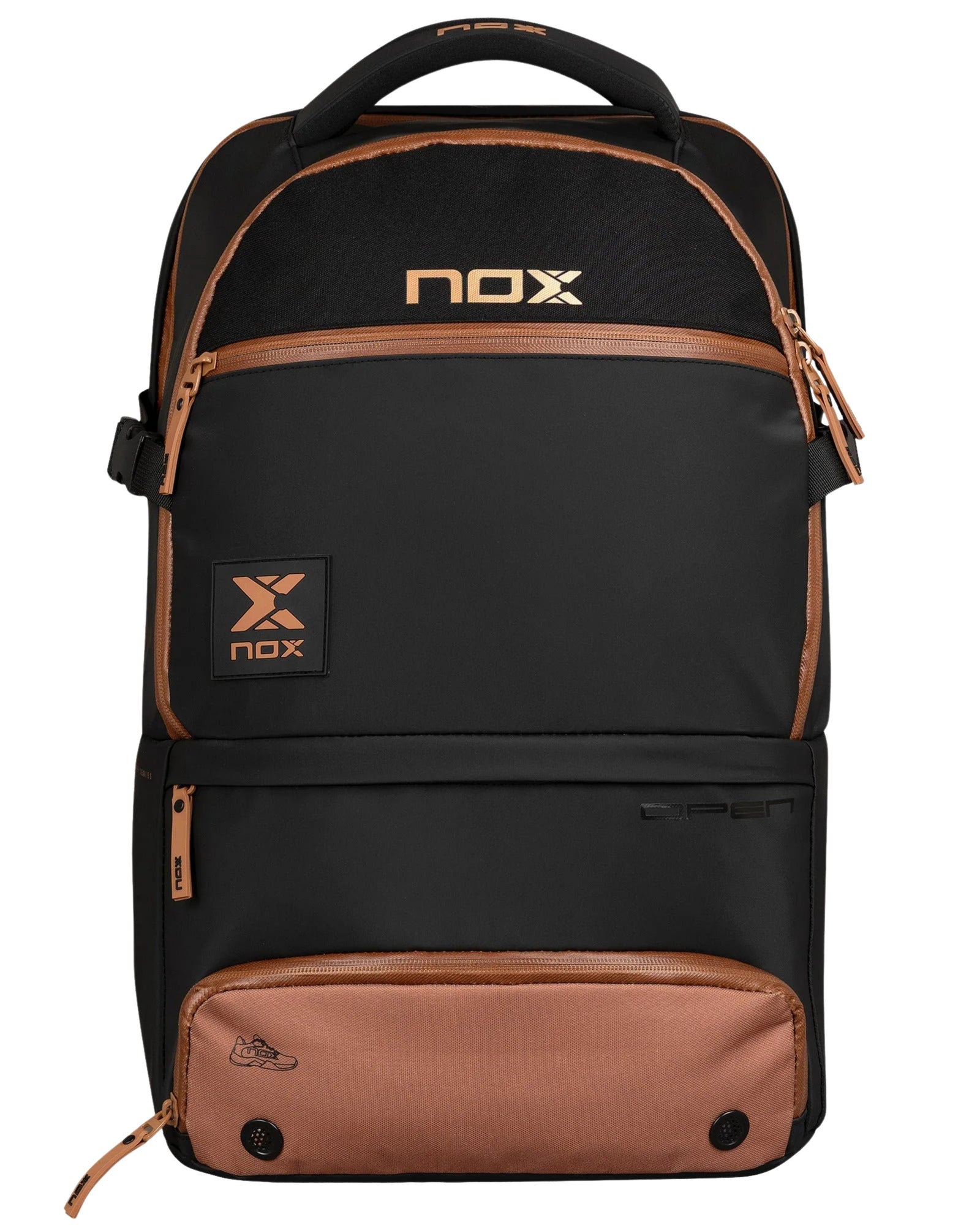 NOX Luxury Open Series Backpack - Black/Brown - Cover