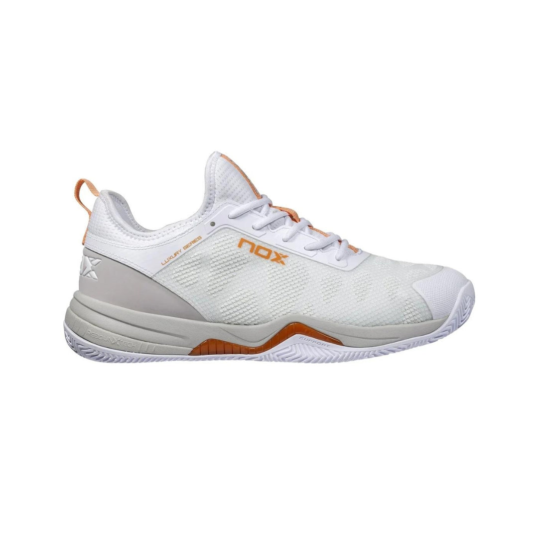 Nox NERBO Padel Shoe - White/Coral Cover
