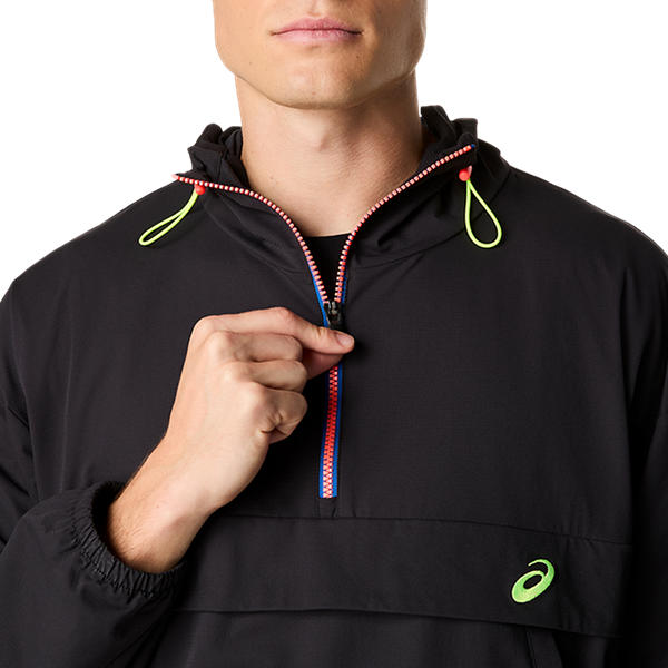 Asics Track Club Relaxed Pullover Jacket Performance Black