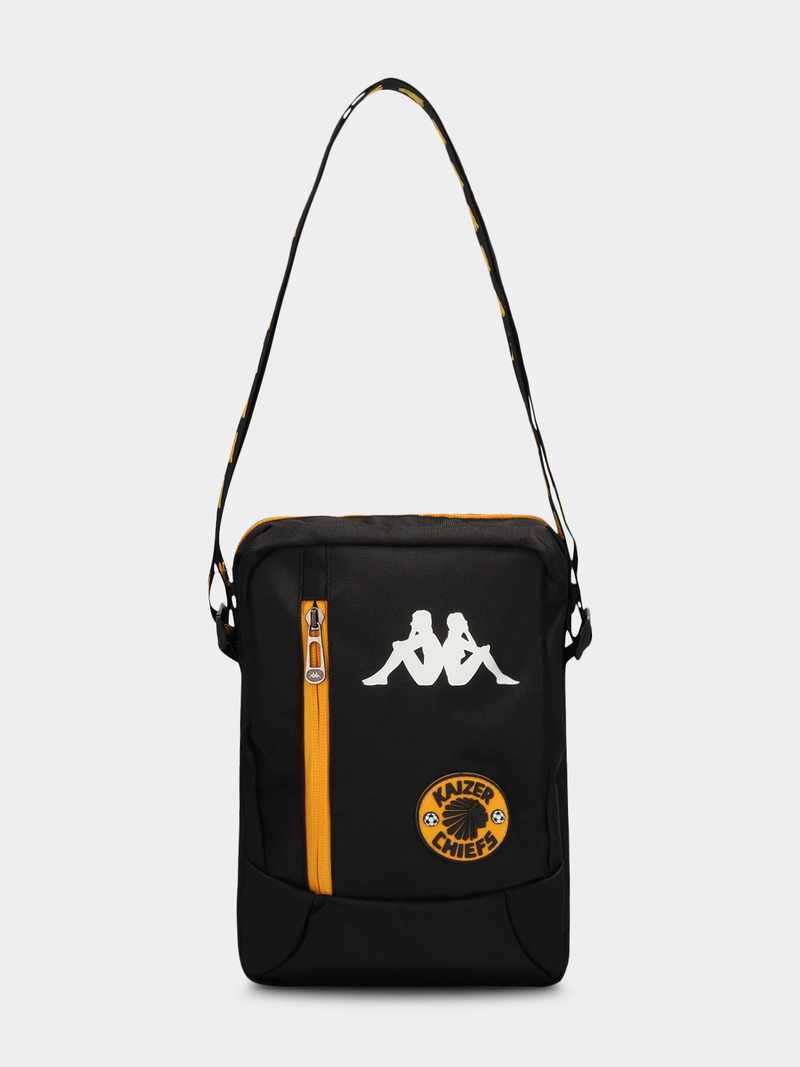 Kappa Kaizer Chiefs Kailua Black Cross Body Bag: Compact, Stylish, Secure, Fan Essential