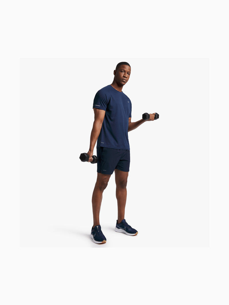 TS Men's Dri-Tech Navy Performance Top: Moisture-Wicking, Quick-Dry Active Tee