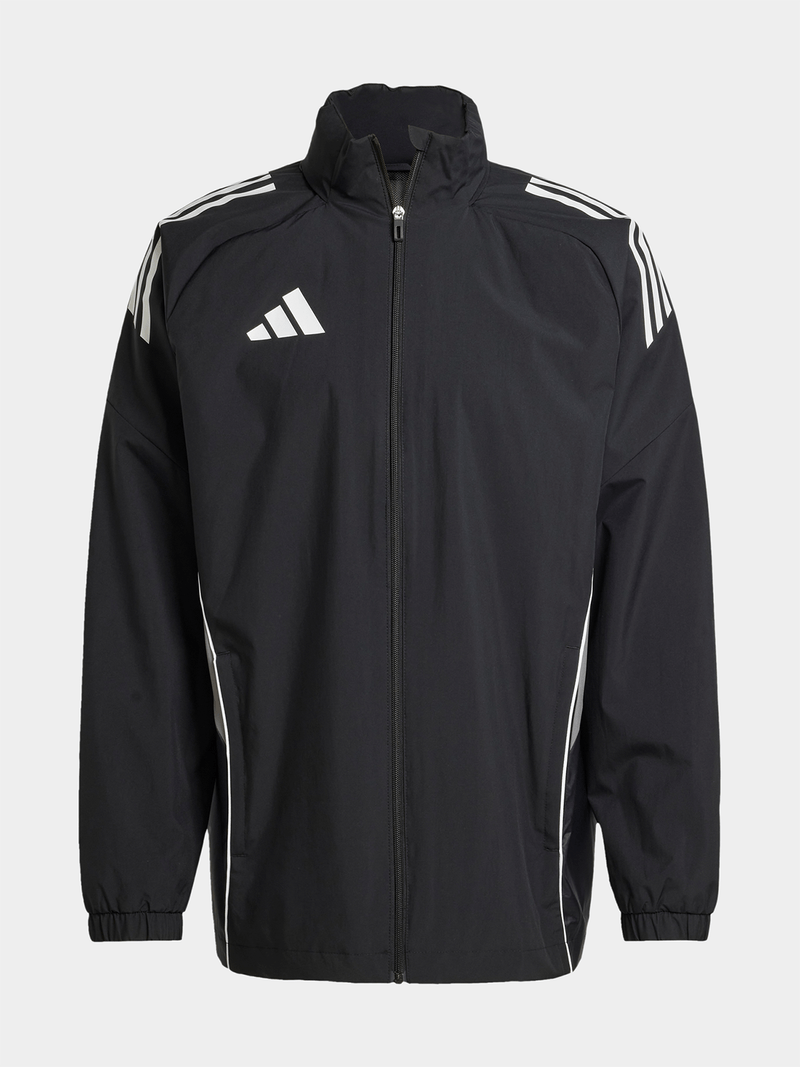 Adidas Men's Orlando Pirates Training Tiro 25 Black/White Full-Zip Performance Jacket