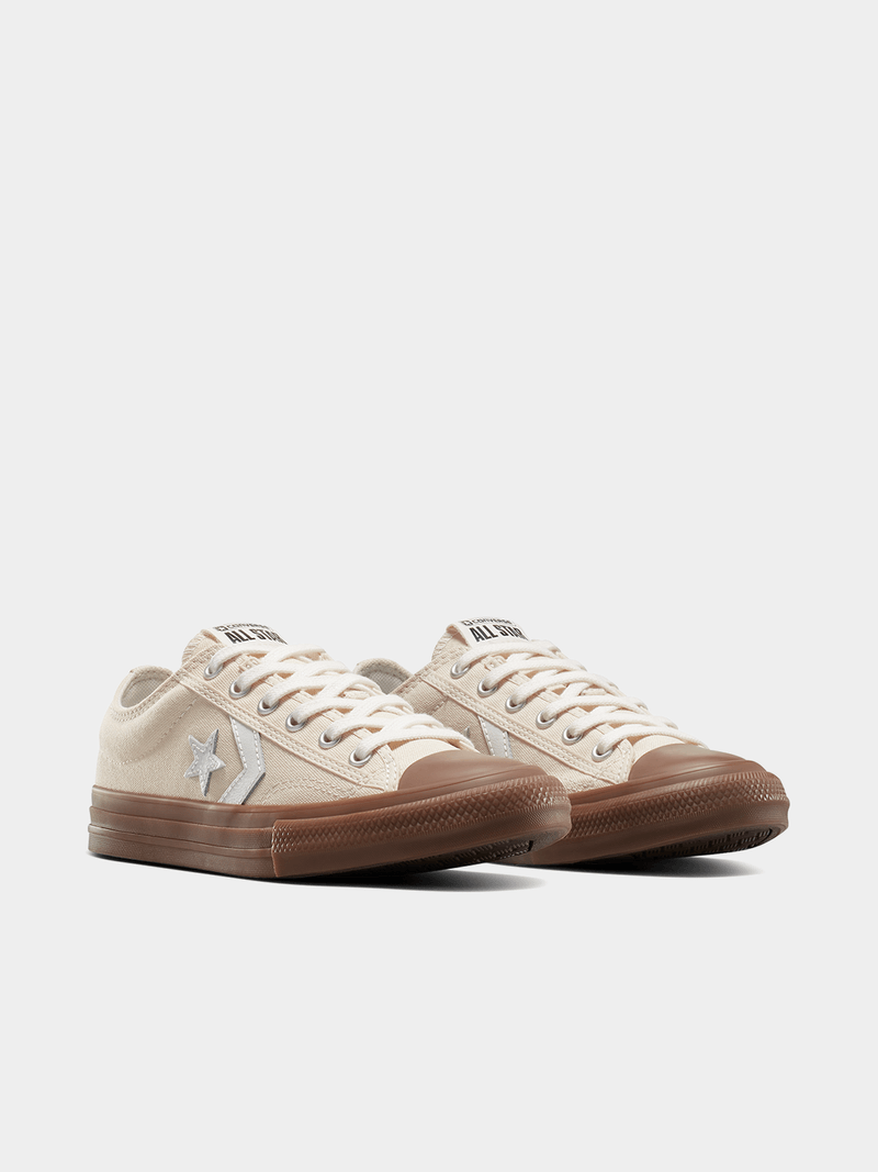 Converse Star Player 76 Junior Beige Gum Sneakers - Classic Skate Style