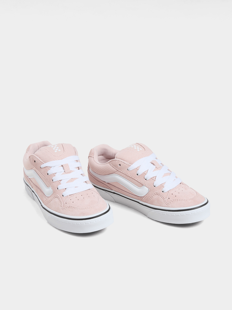 Vans Womens Caldrone Suede Sepia Rose Skate Sneakers for Everyday Comfort