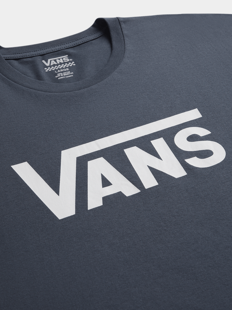 Vans Men's Classic Indigo Marshmallow Short Sleeve Crew Neck T-Shirt