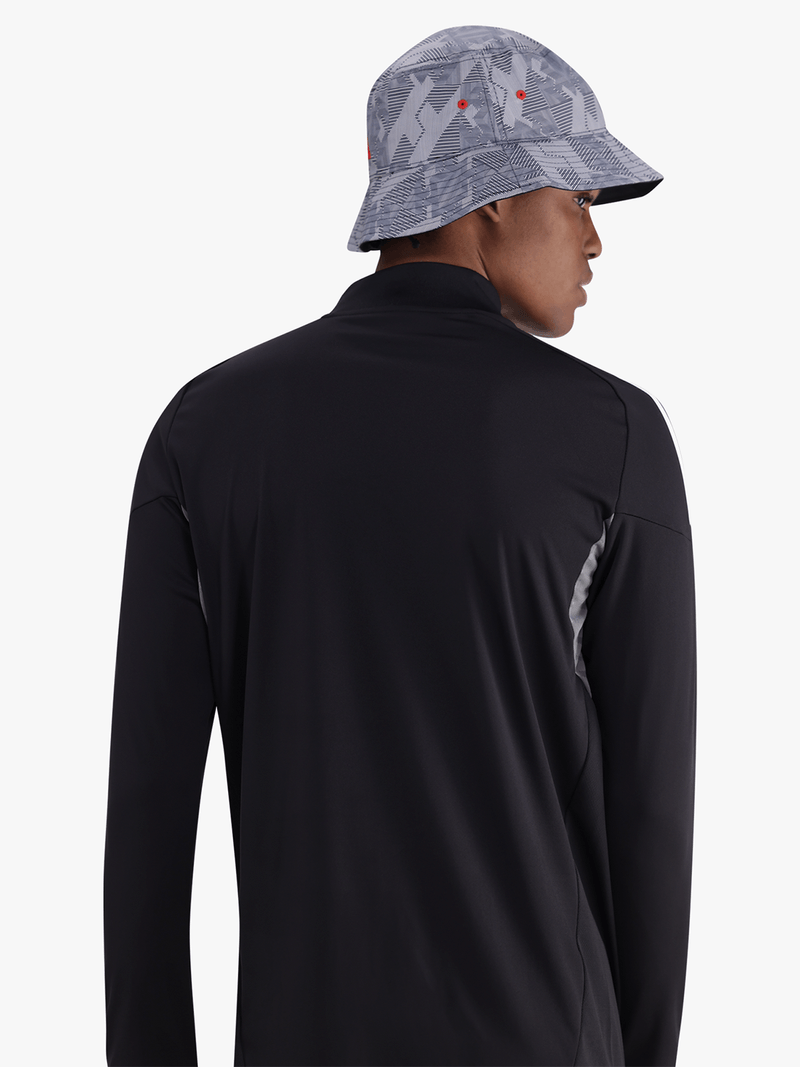 adidas Orlando Pirates Grey & White Stylish Fan Bucket Hat - Comfortable Sun Protection