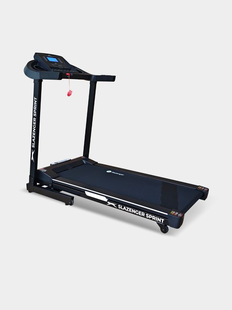 Slazenger Sprint Treadmill: 1.5 HP Motor, 15 Auto Incline, Folding Home Workout