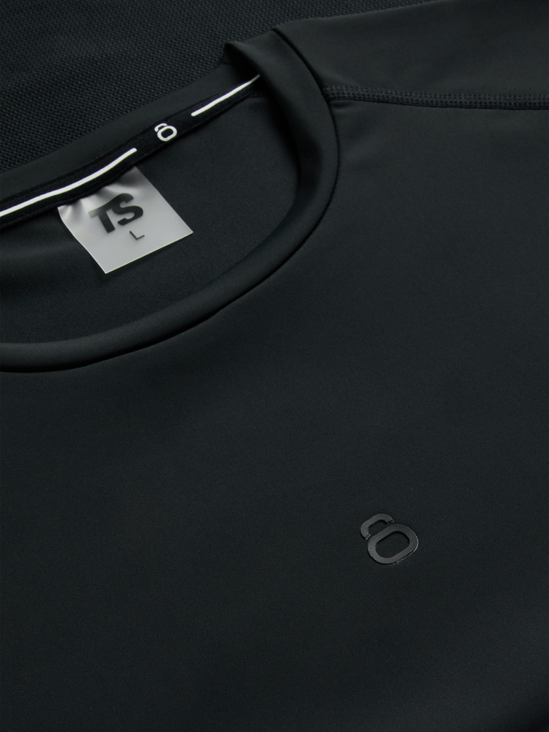 Men's Performance Long Sleeve Compression Top - Black, Muscle Support & Recovery