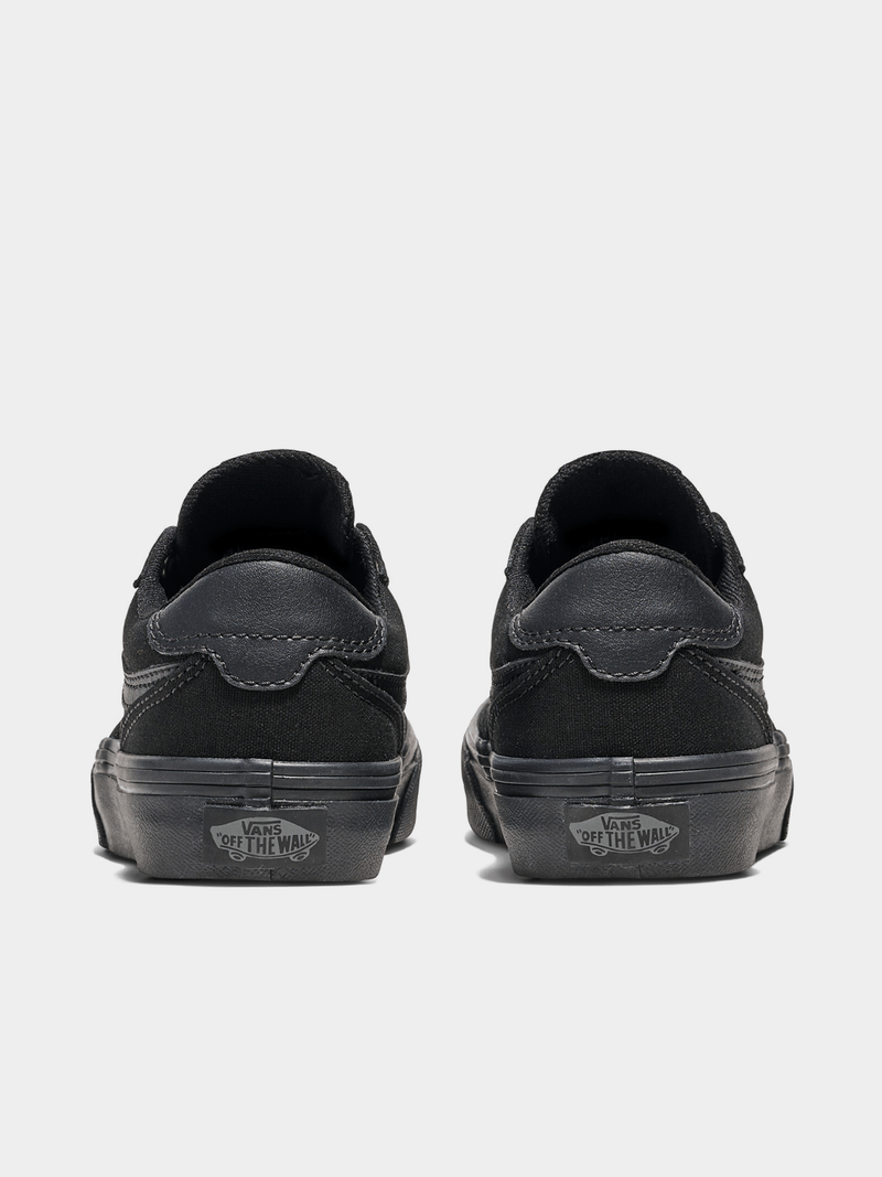 Vans Junior Old Skool Brooklyn Black Kids' Skate Sneakers Iconic Style