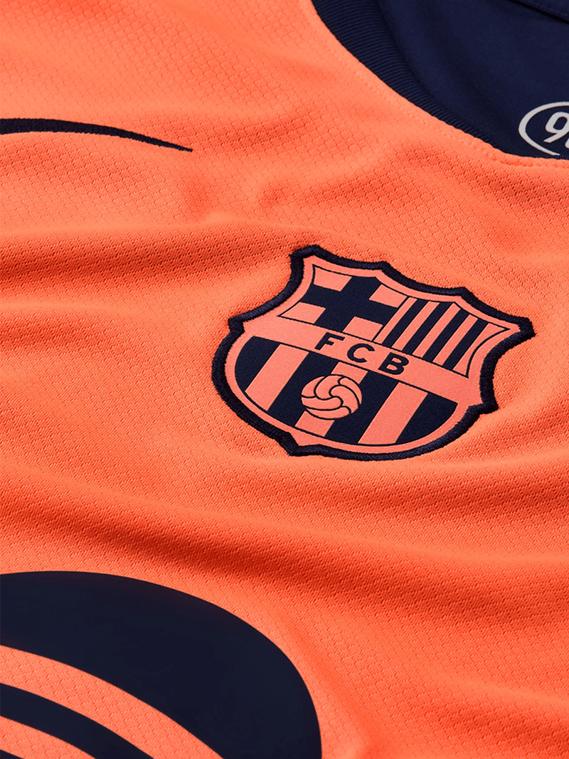 Nike Men's Barcelona 3rd 25/26 Mango Navy Stadium Soccer Jersey