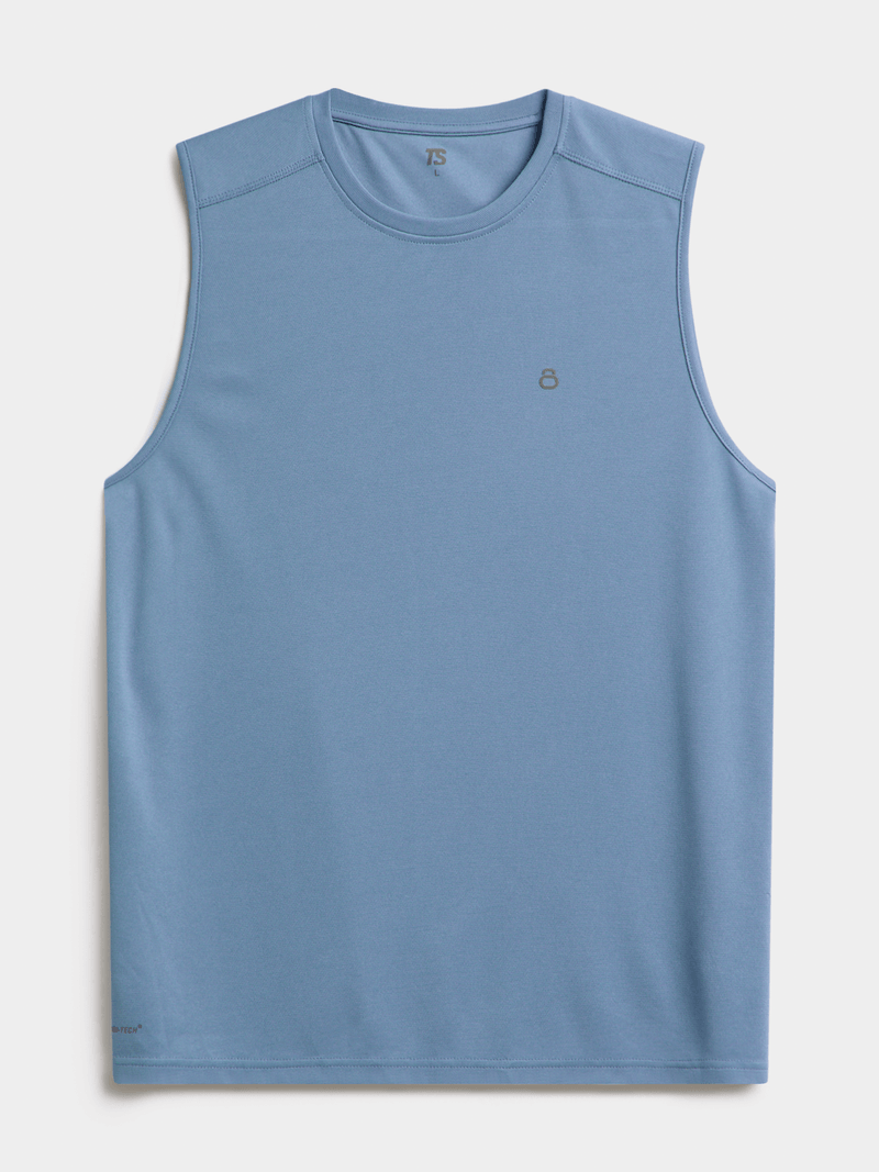 Men's Legacy Periwinkle Performance Muscle Hugger Athletic Vest Tank Top