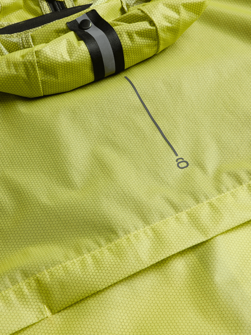 TS Men's Summit Marathon Ultralight Lime Running Jacket: Vented, Water-Resistant, Wind-Blocking