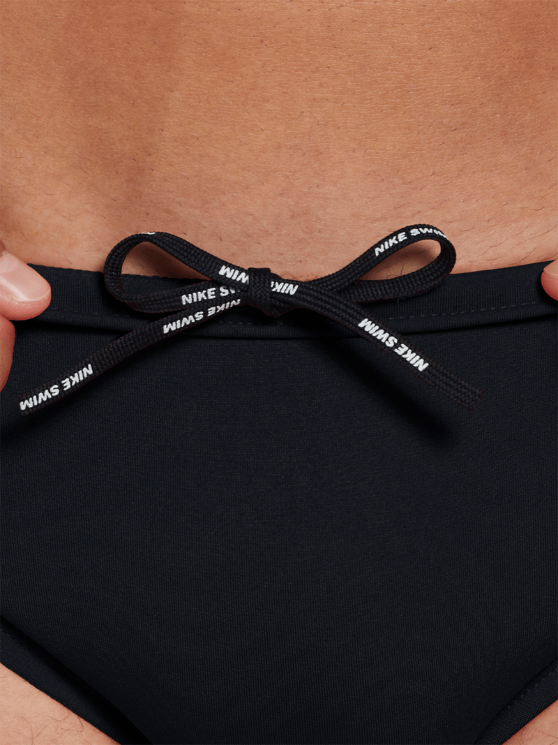 Nike Men's HydraStrong Solid Black Performance Swim Brief - Durable, Comfort Fit