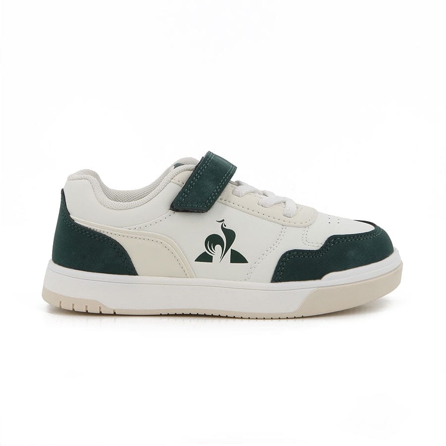 Court Breaker Pre School Sneakers Optical White Green - Le Coq Sportif