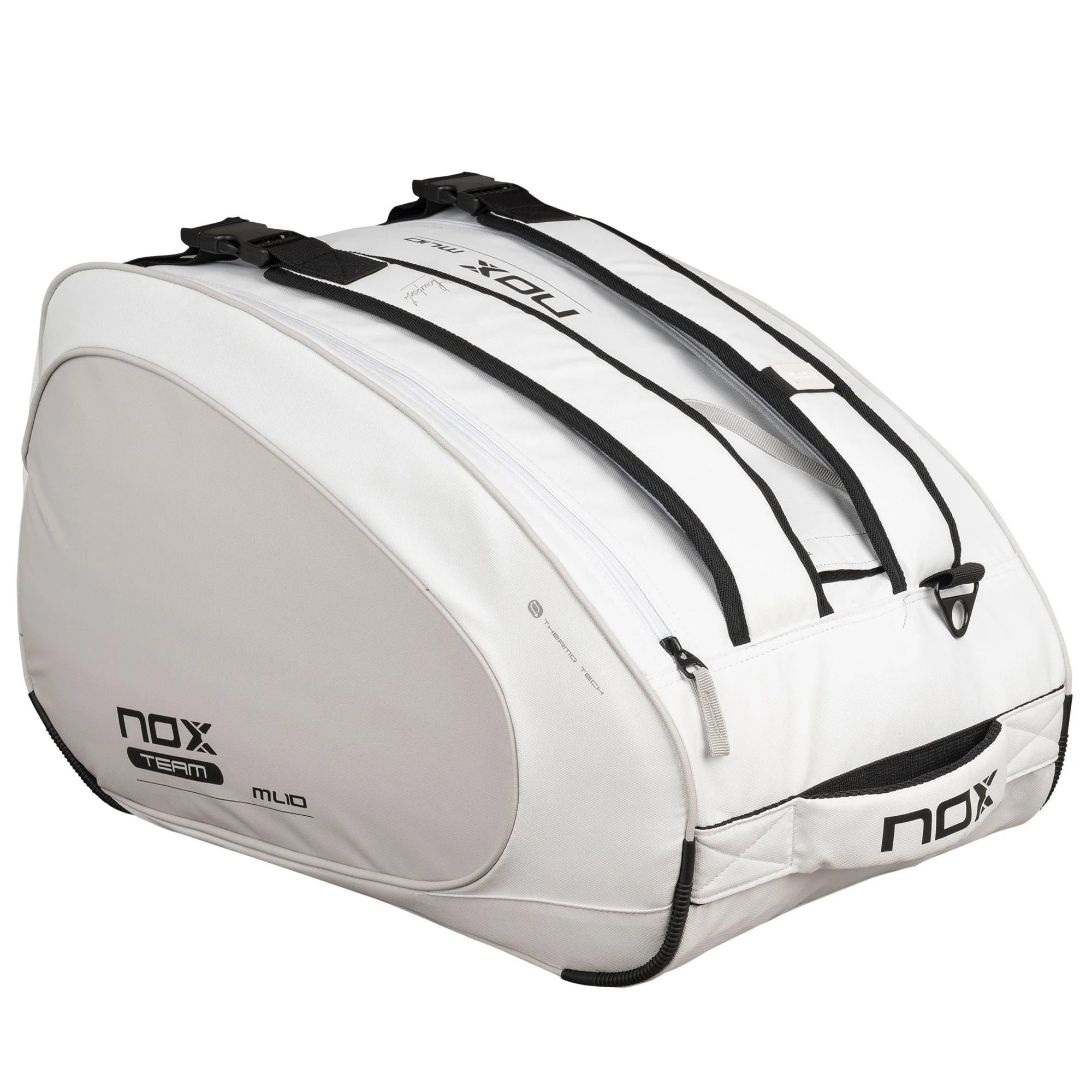 NOX ML10 Team Padel Bag - White/Grey - Side