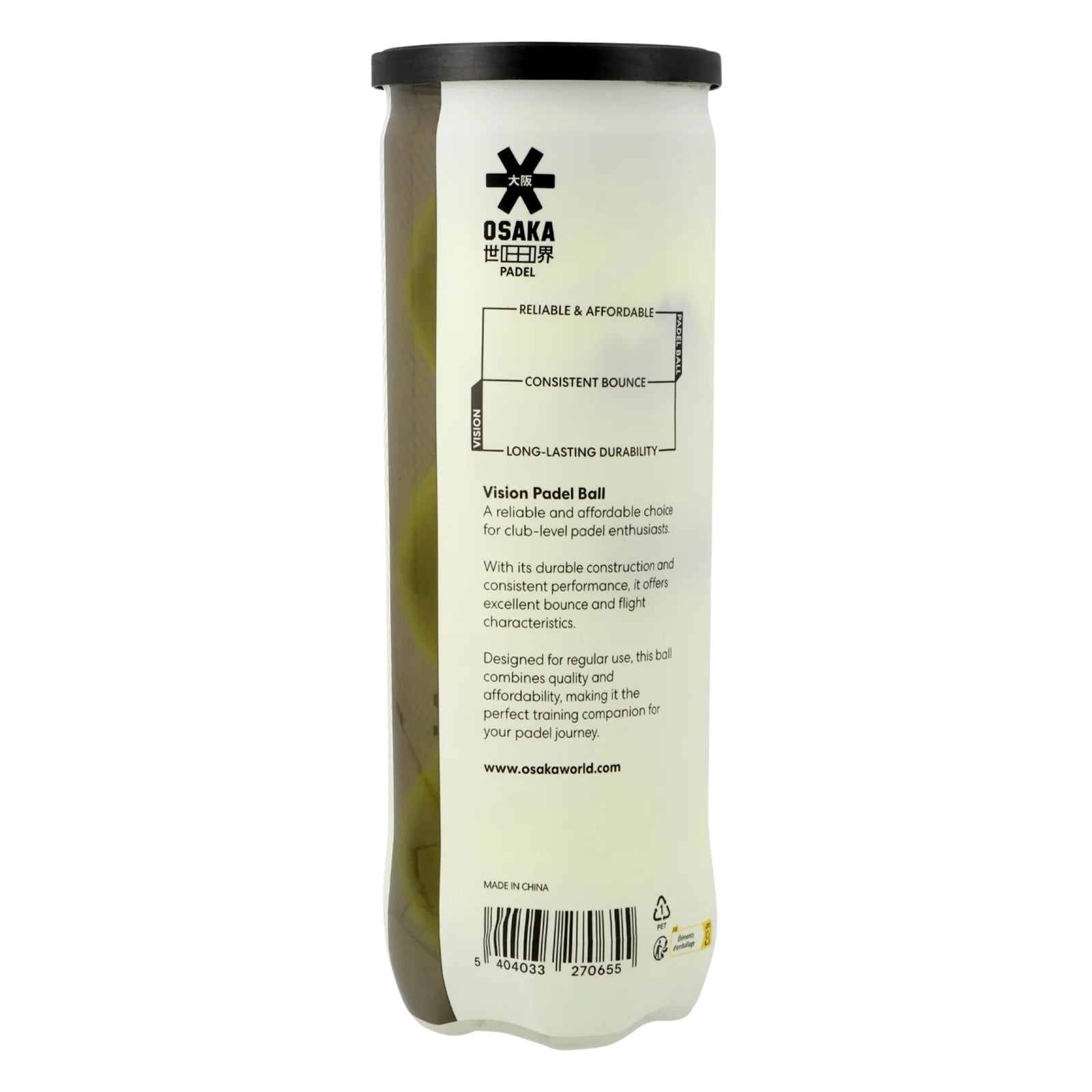 Osaka Vision Padel Balls - Cover