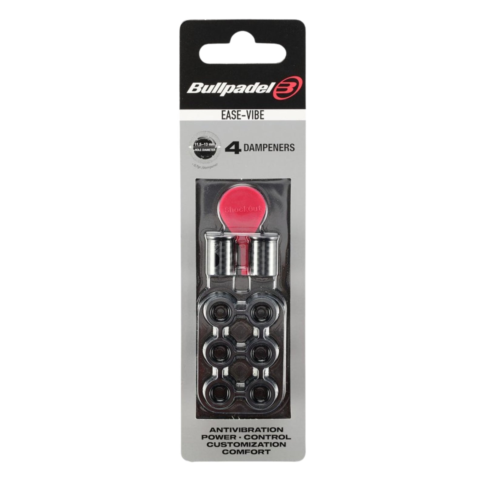 Bullpadel Easy Vibes Dampeners - Black