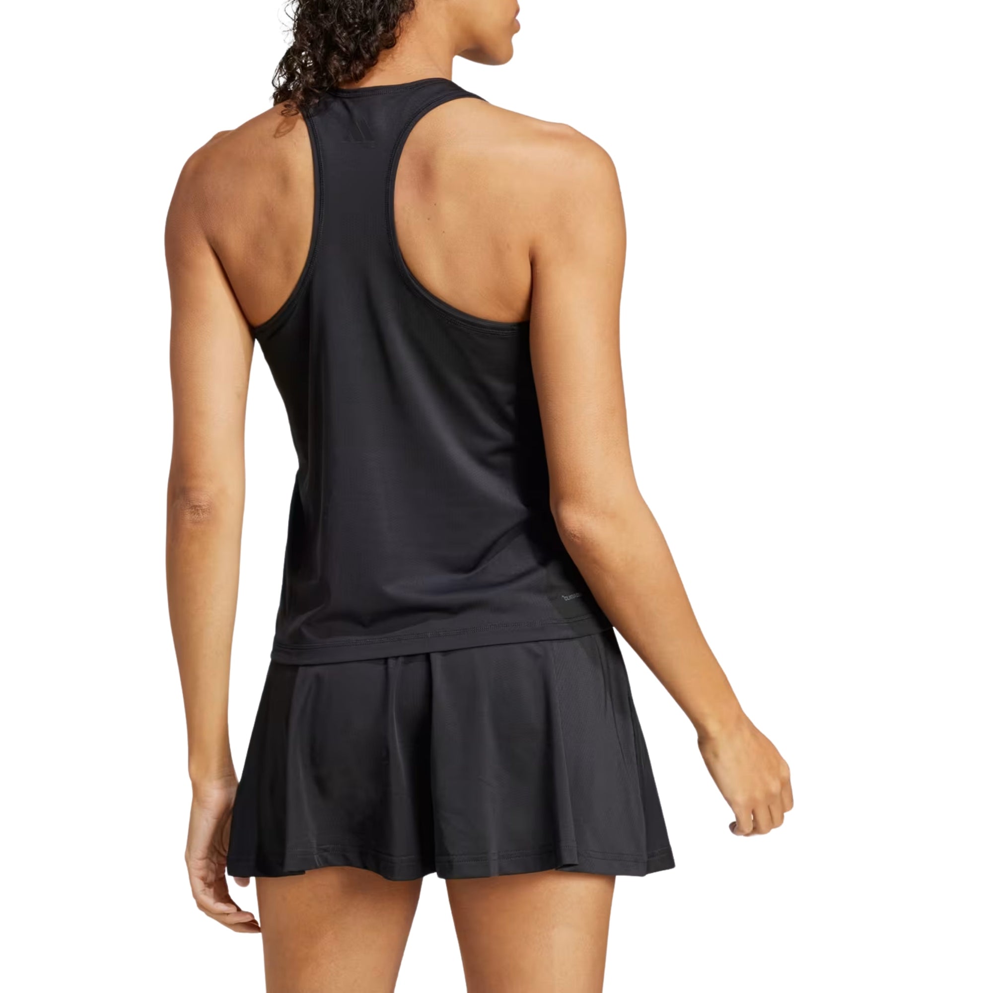 Adidas Club Climacool V-Neck Tank Top - Black - Back