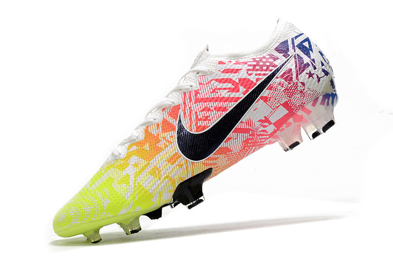 Mercurial Vapor 13 Elite FG NJR Jogo Prismatico – White/Black/Racer Blue/Volt
