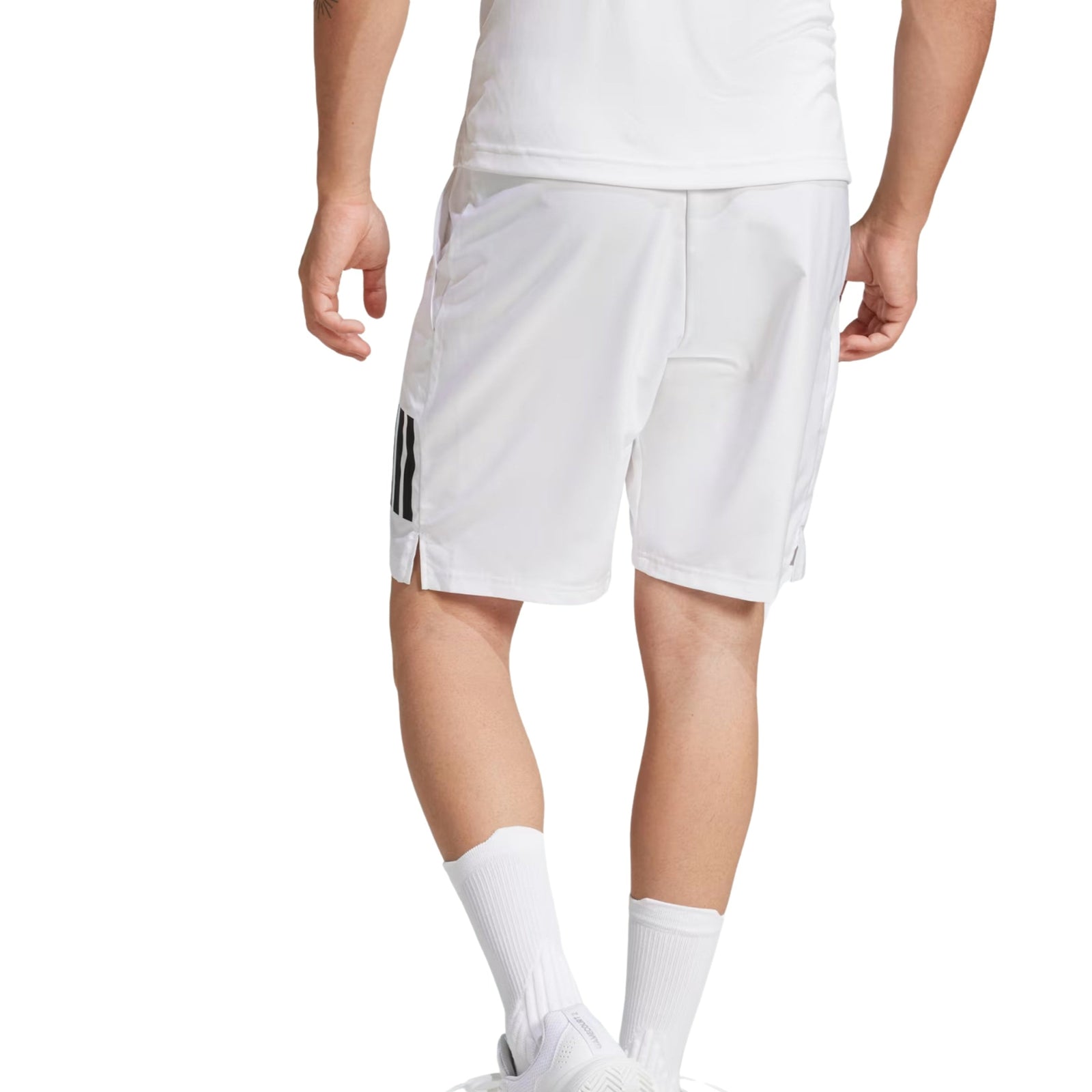 Adidas Club 3-Stripes Climacool Shorts - White - Cover