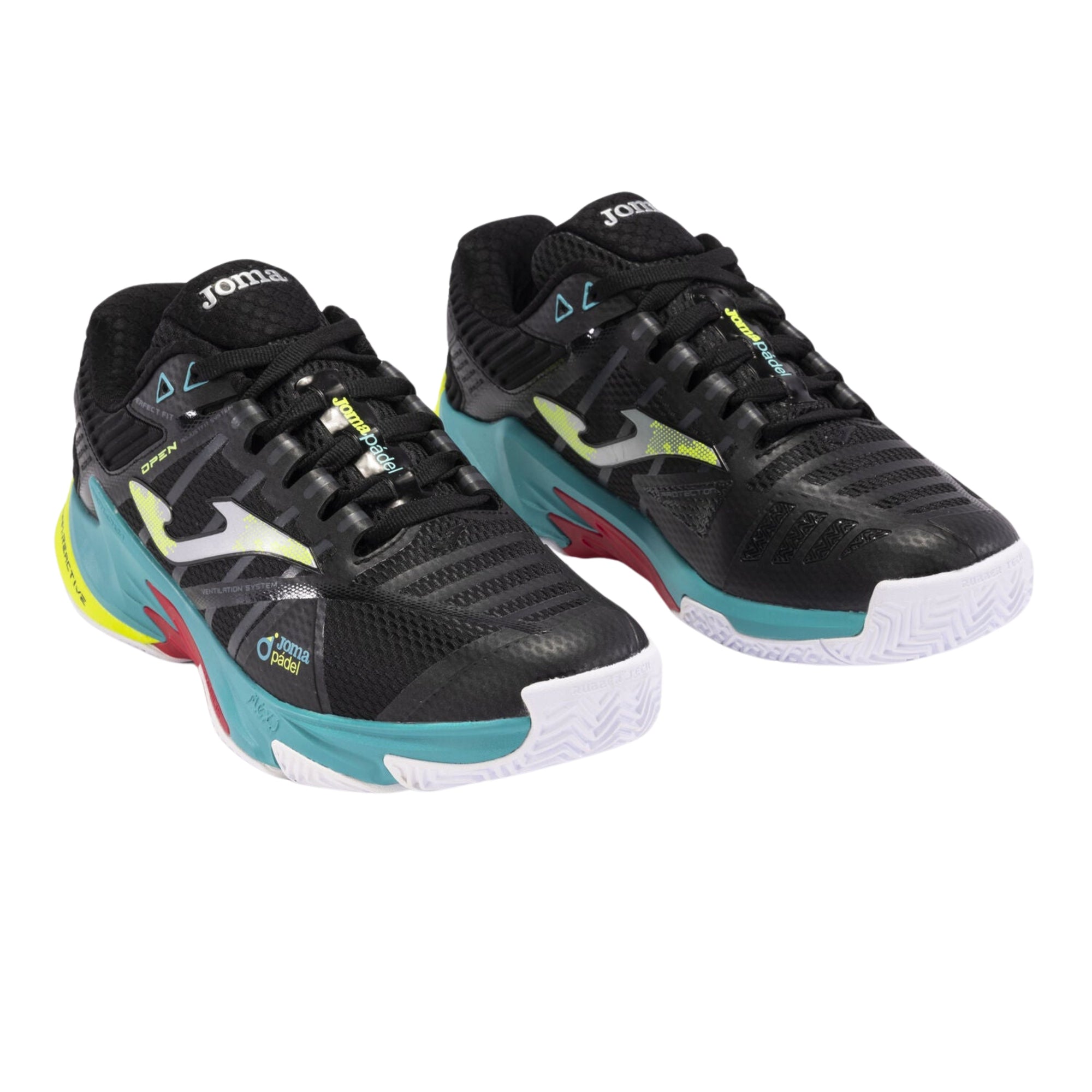 Joma Open Men 2401 Black Padel Shoes - Front
