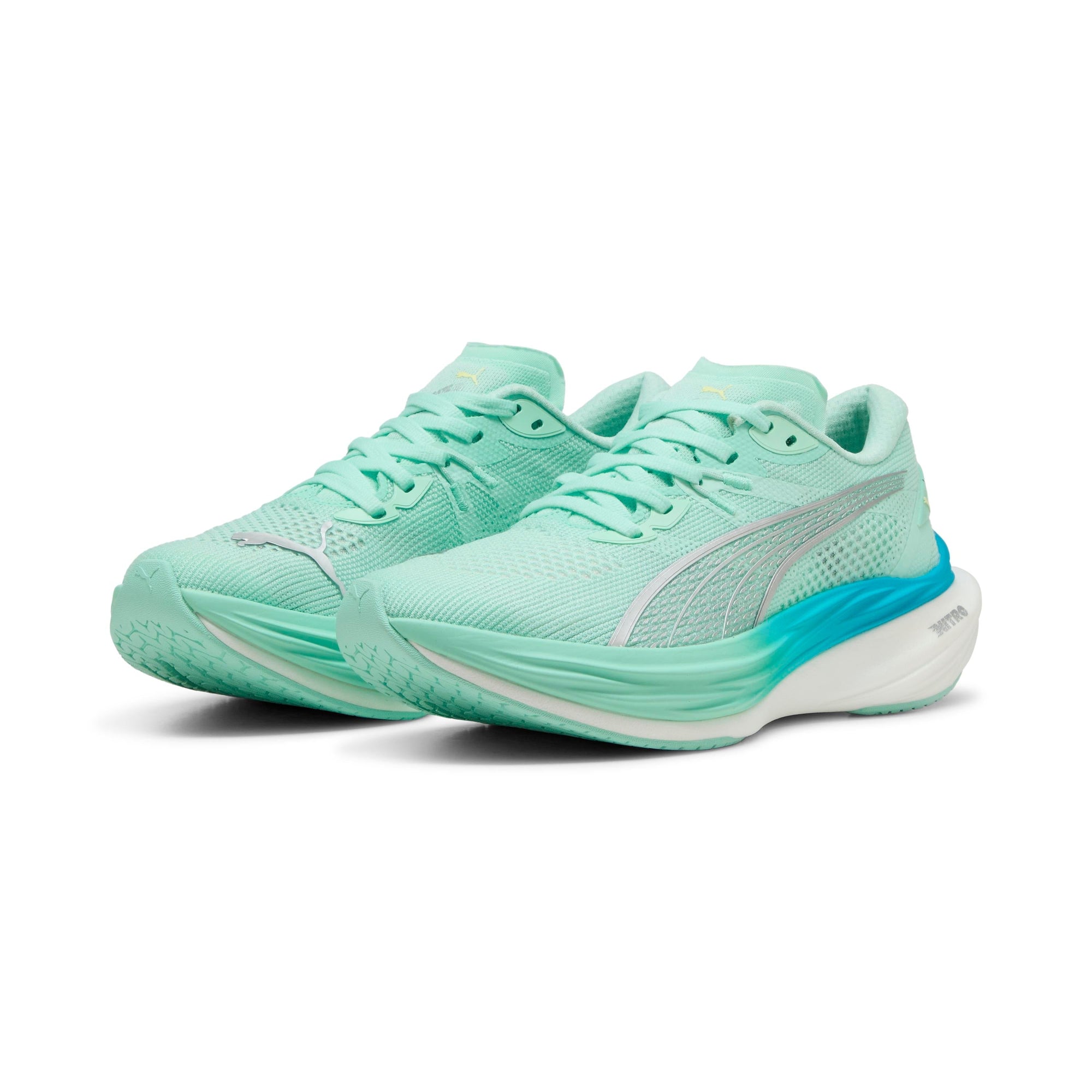 Puma Deviate NITRO 3 Mint Melt-Speed Blue Women