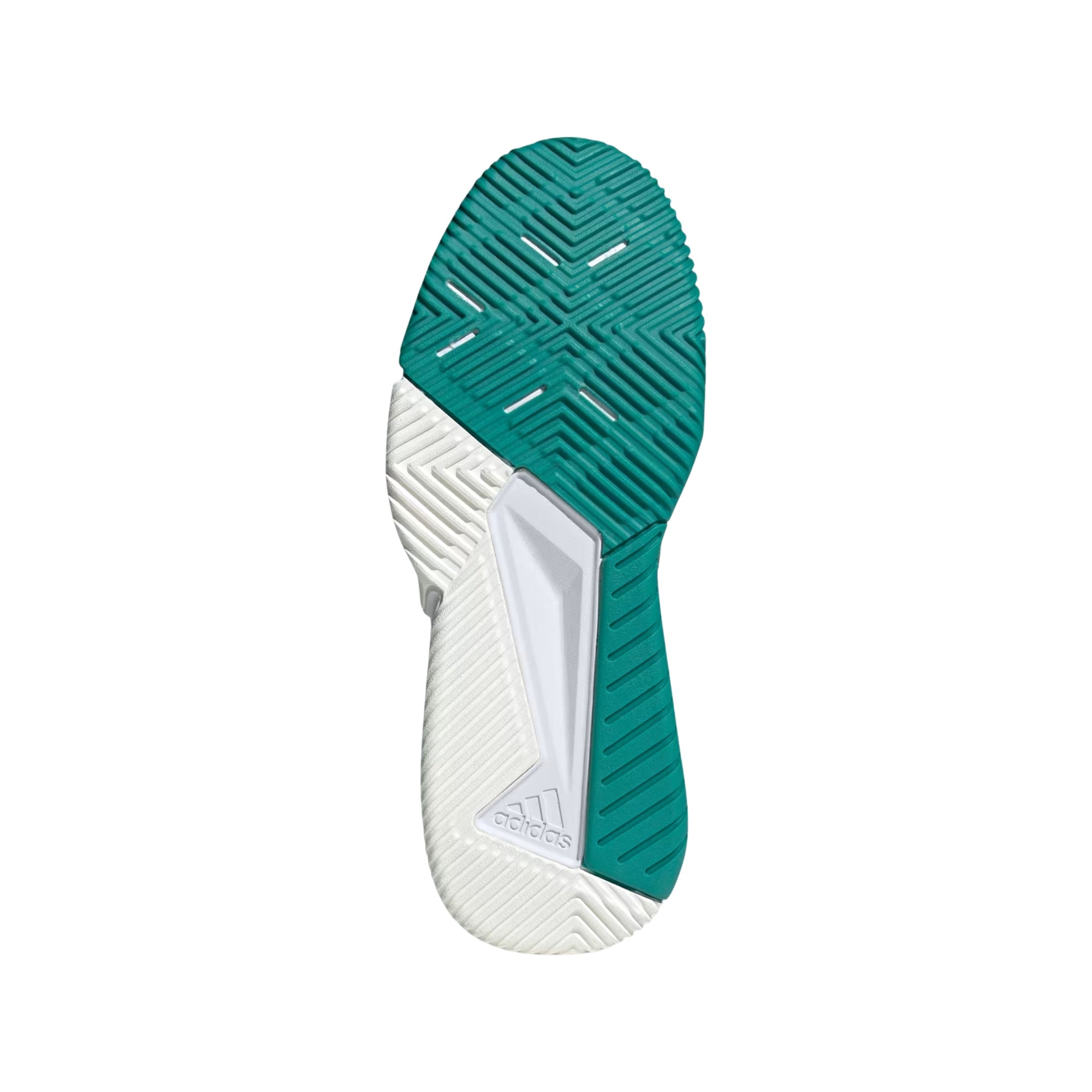 Adidas Courtquick Padel Shoes - White/Aurora Ivy - Outsole