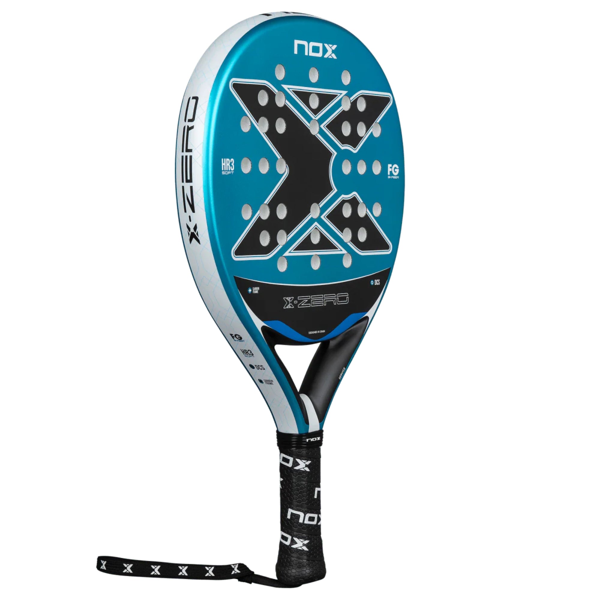 NOX X-Zero Blue Padel Racket - Right