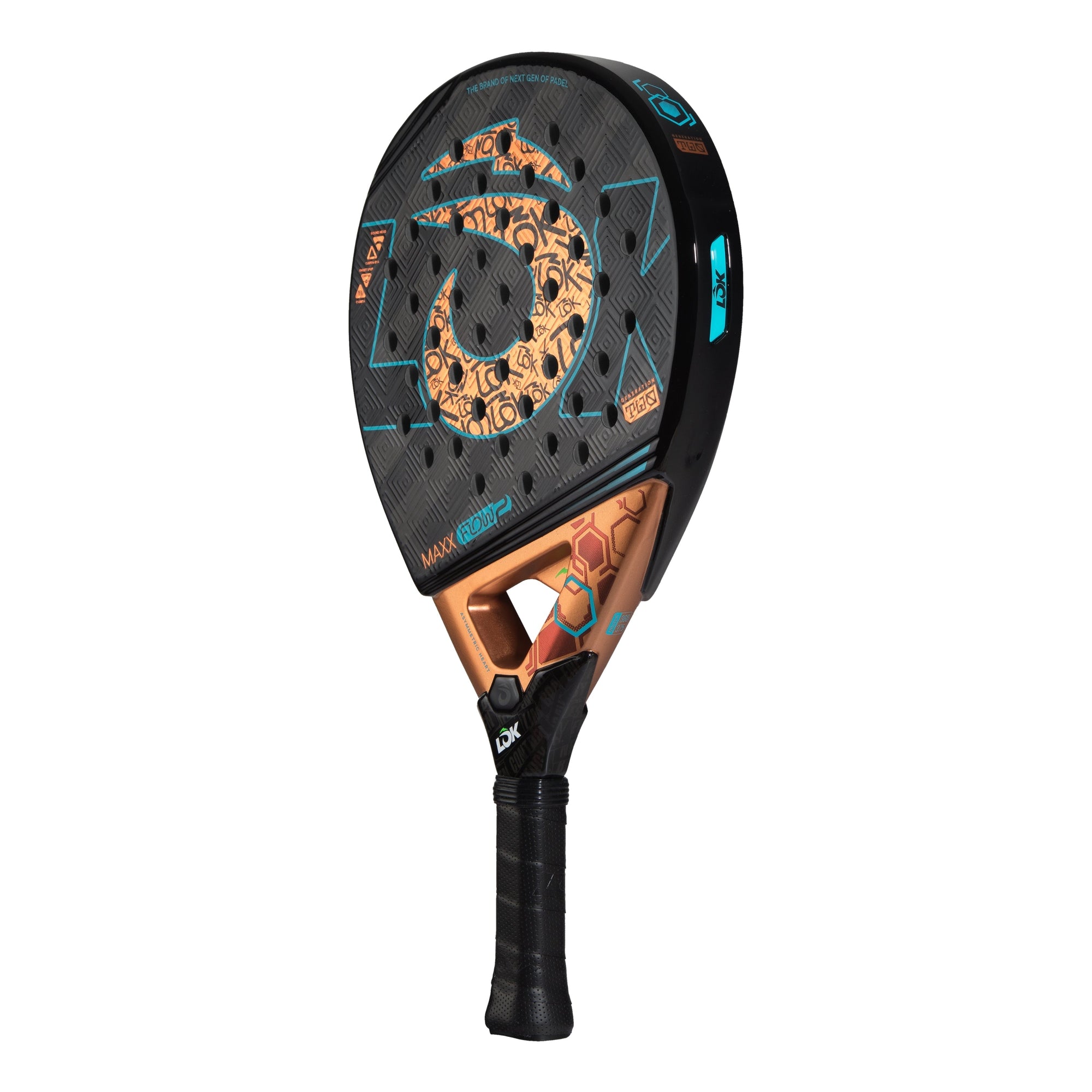 LOK Maxx Flow Gen 2 Padel Racket - Left
