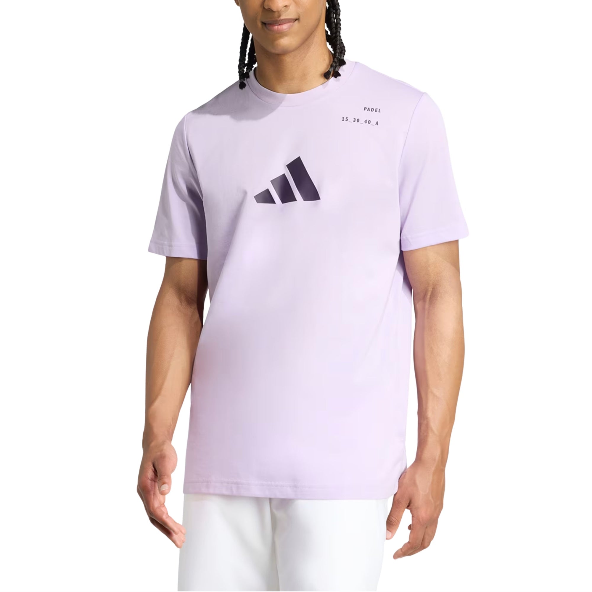 Adidas Padel Category Graphic Tee Purple - Cover