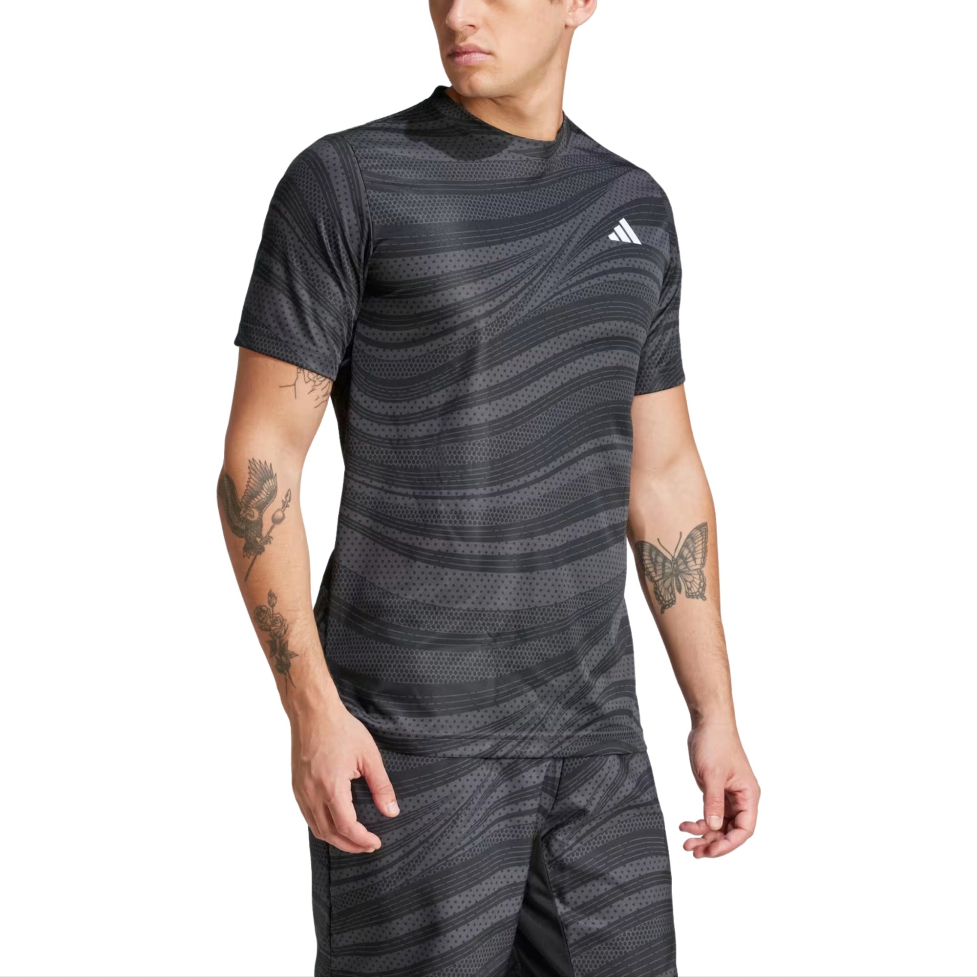 Adidas Club Climacool Graphic Tee - Side