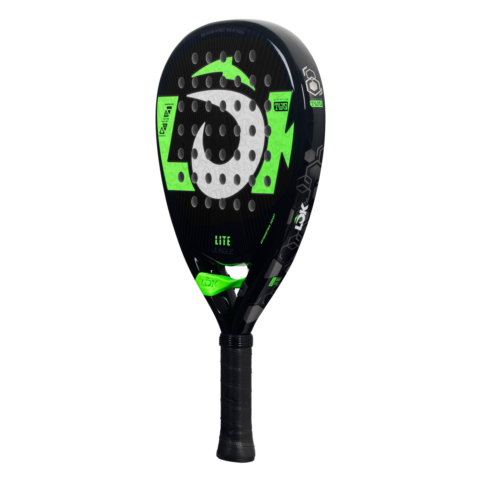 LOK Jungle Lite Padel Racket - Left