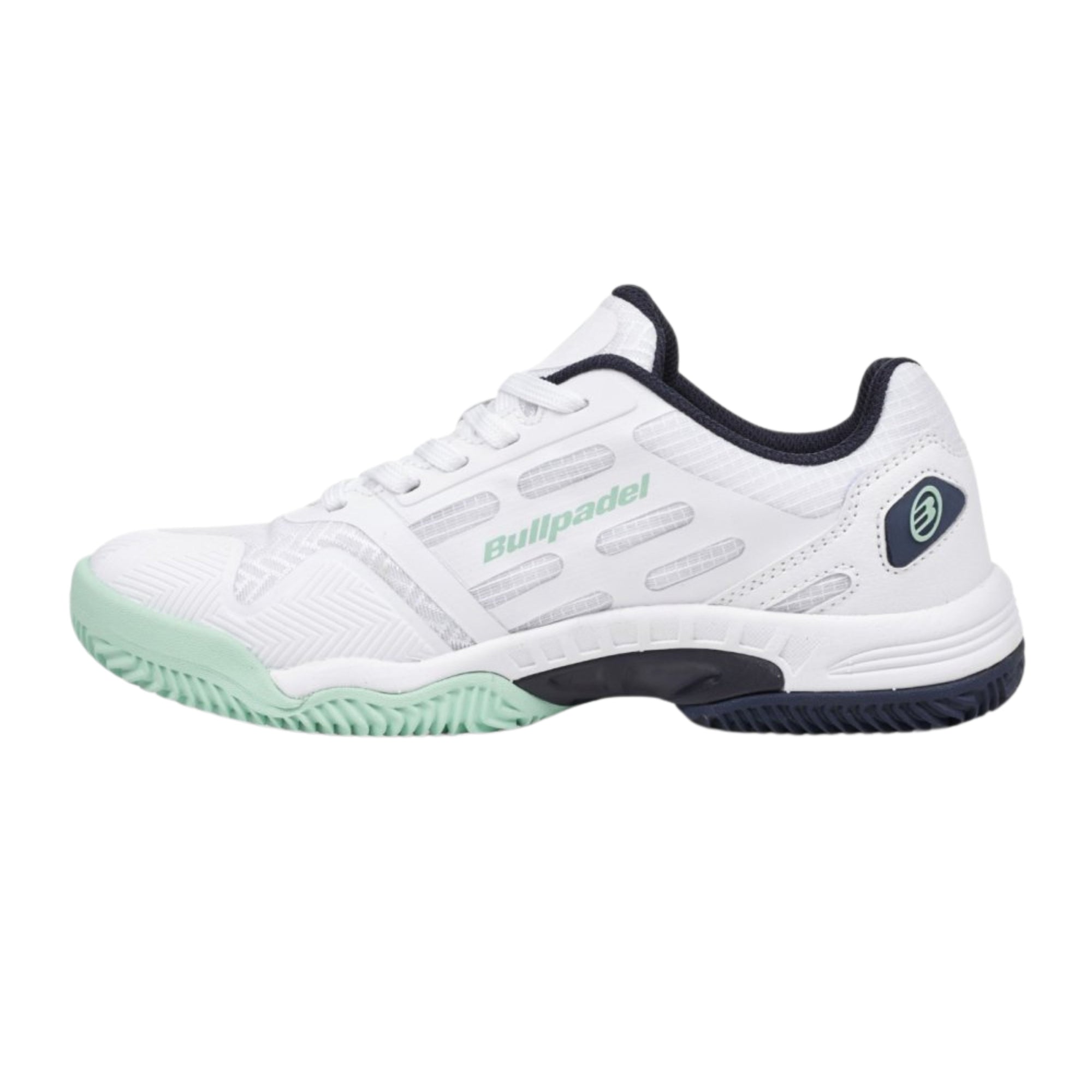 Bullpadel Indiga W 25V Padel Shoes - White/Turquoise - Inside