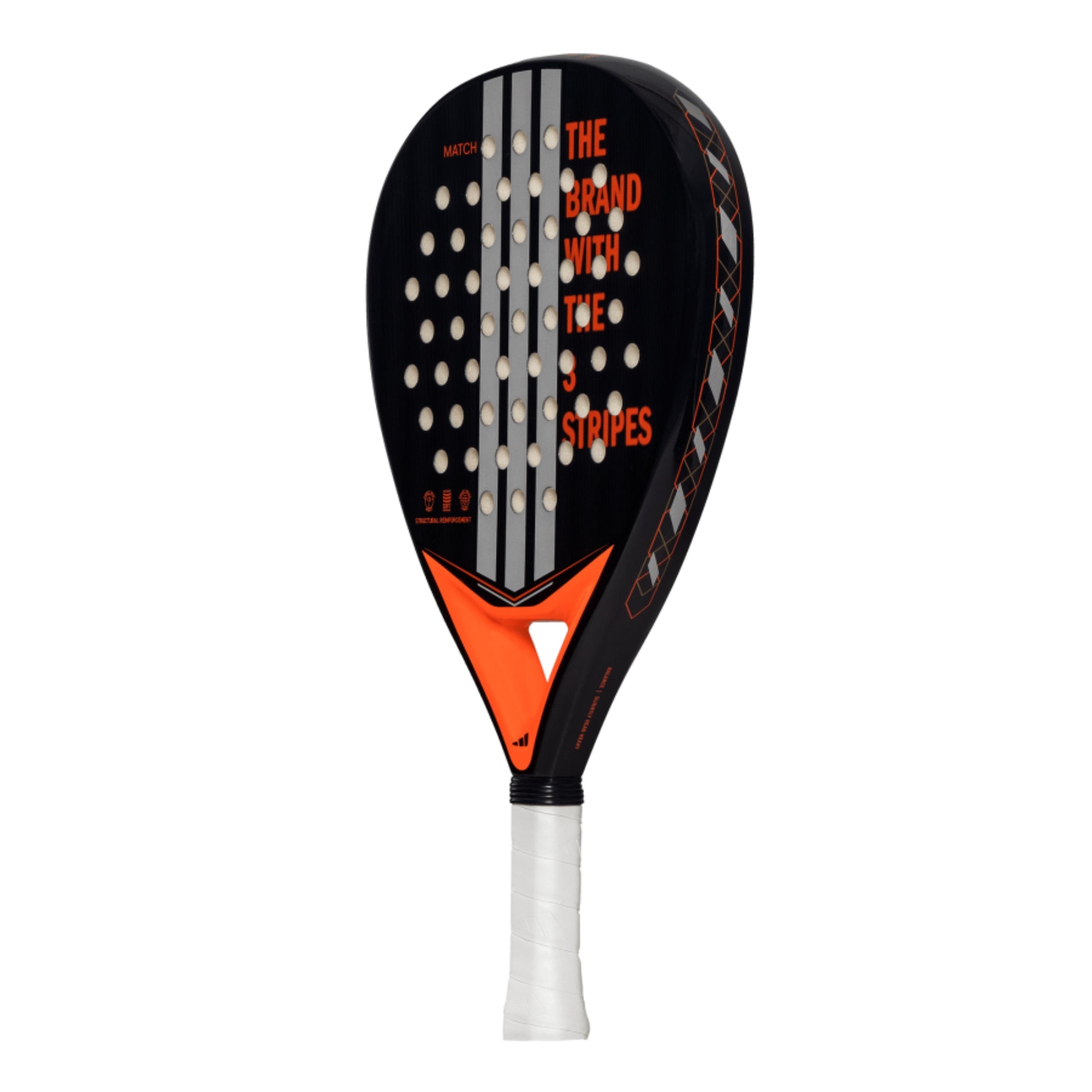Adidas Match 3.4 Padel Racket - Black - Left