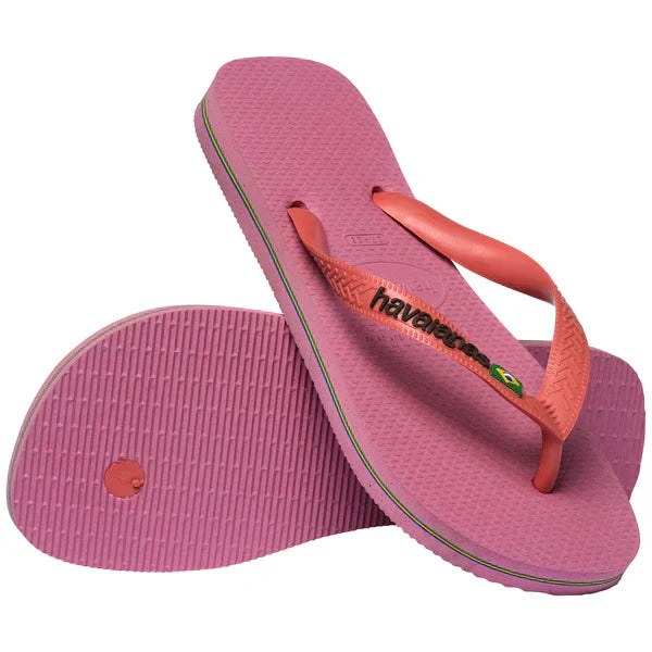Havaianas Brazil Logo Rose Chiffon