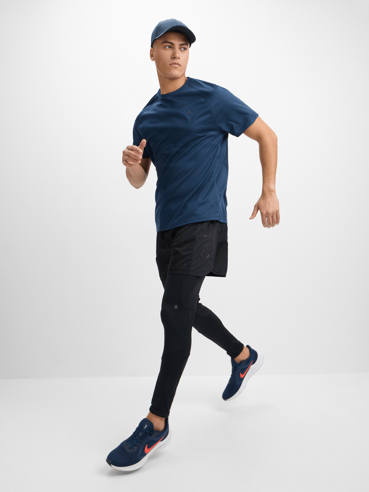 TS Men's Legacy Navy Performance Tee - Moisture-Wicking, UV Protection, Reflective