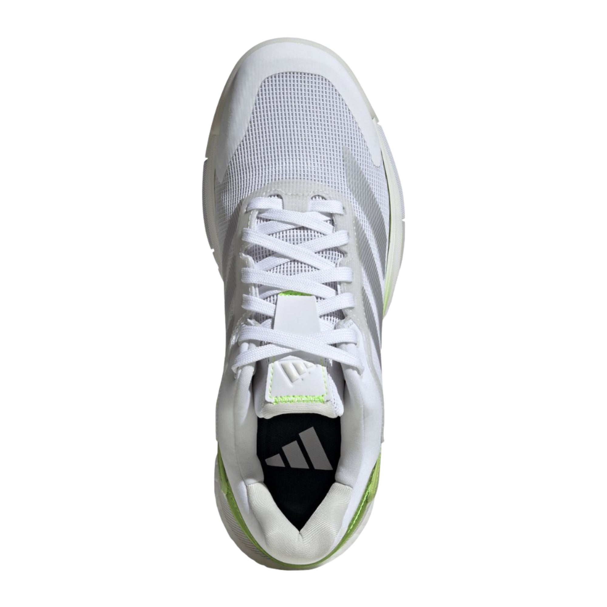 Adidas Crazyquick Boost W Padel Shoes - White/Lucid Lemon - Top