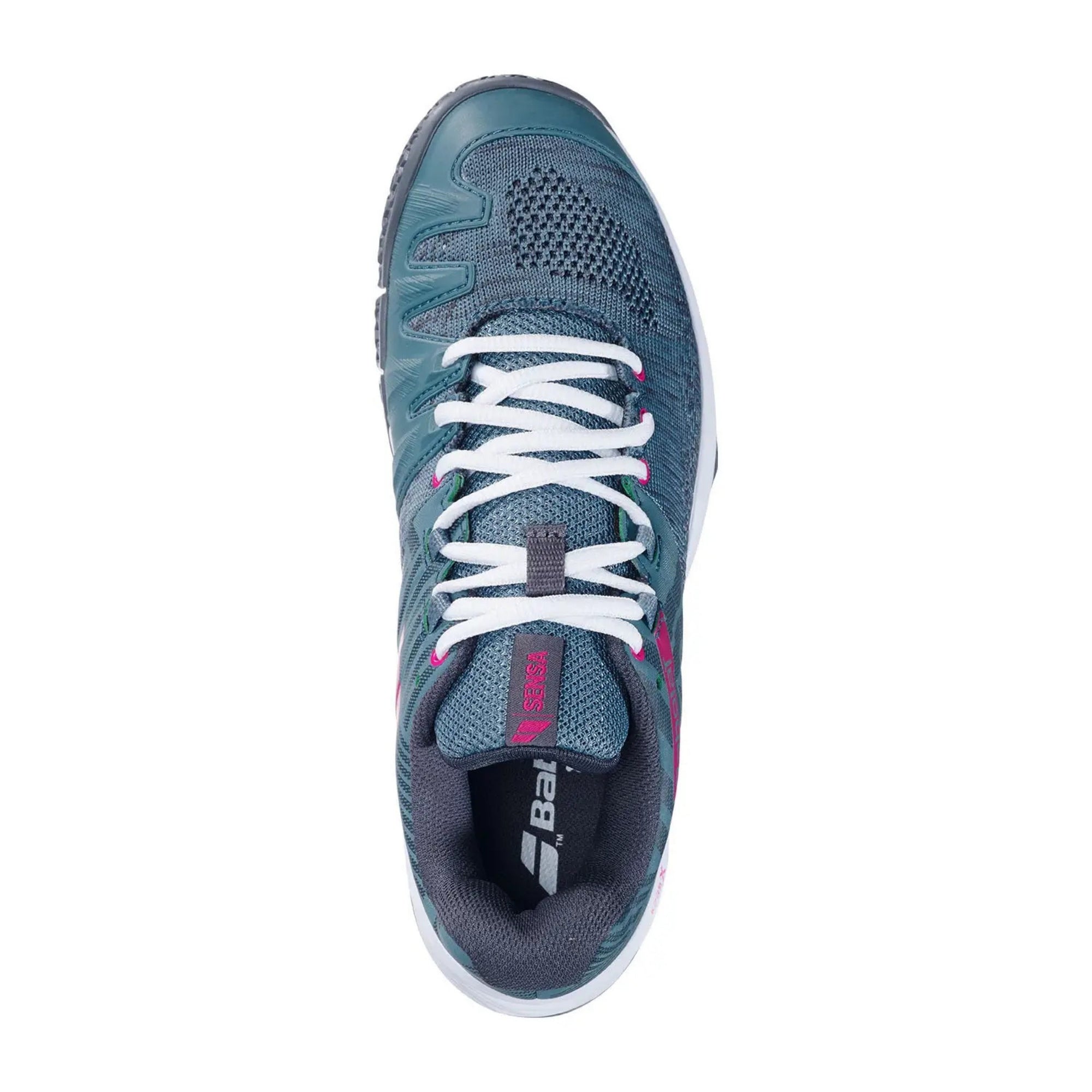 Babolat Sensa Women Padel Shoes - Grey/Pink - Top