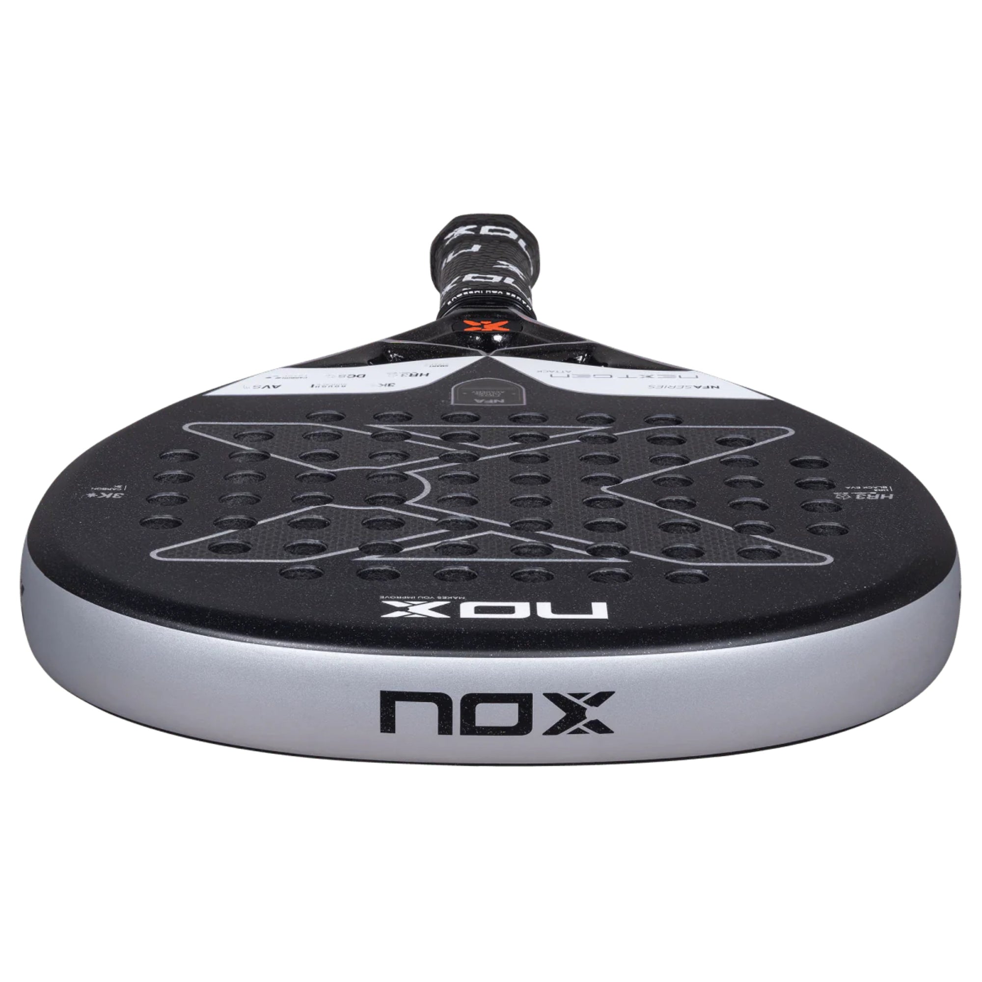 NOX Nextgen Pro Attack 3K Padel Racket - Top