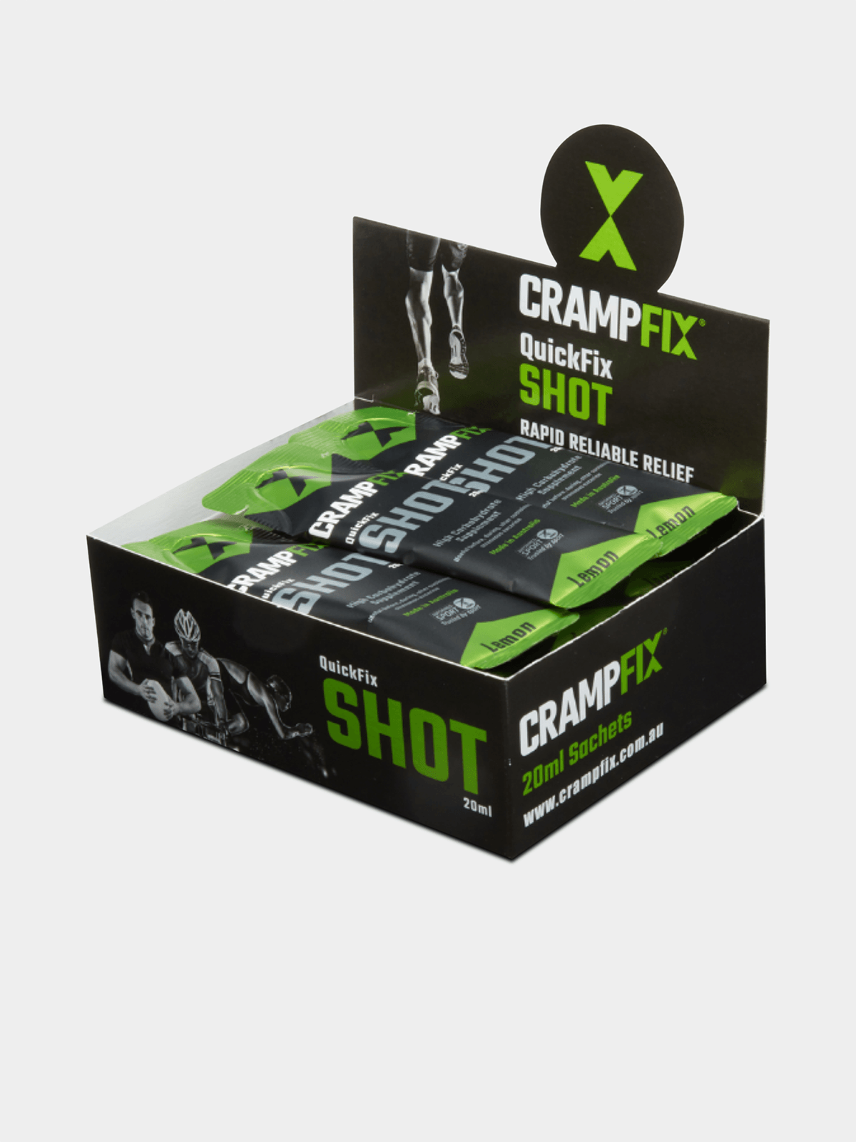 Fast-Acting Fixx CrampFIX 20ml Lemon Shot for Rapid Muscle Cramp Relief