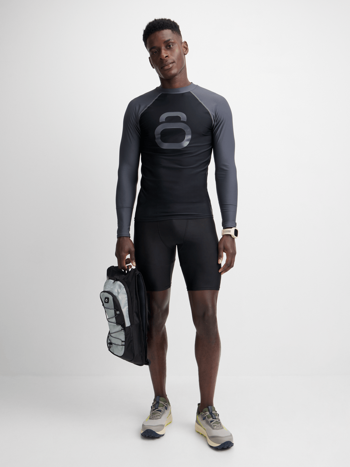 Men's Core Black Performance Swim Jammer: Durable, Flexible, Fast